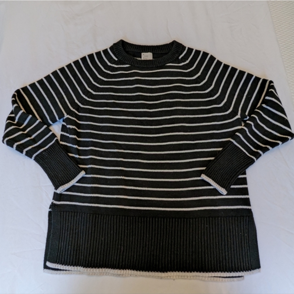 Blqcl and white stripe knit sweater